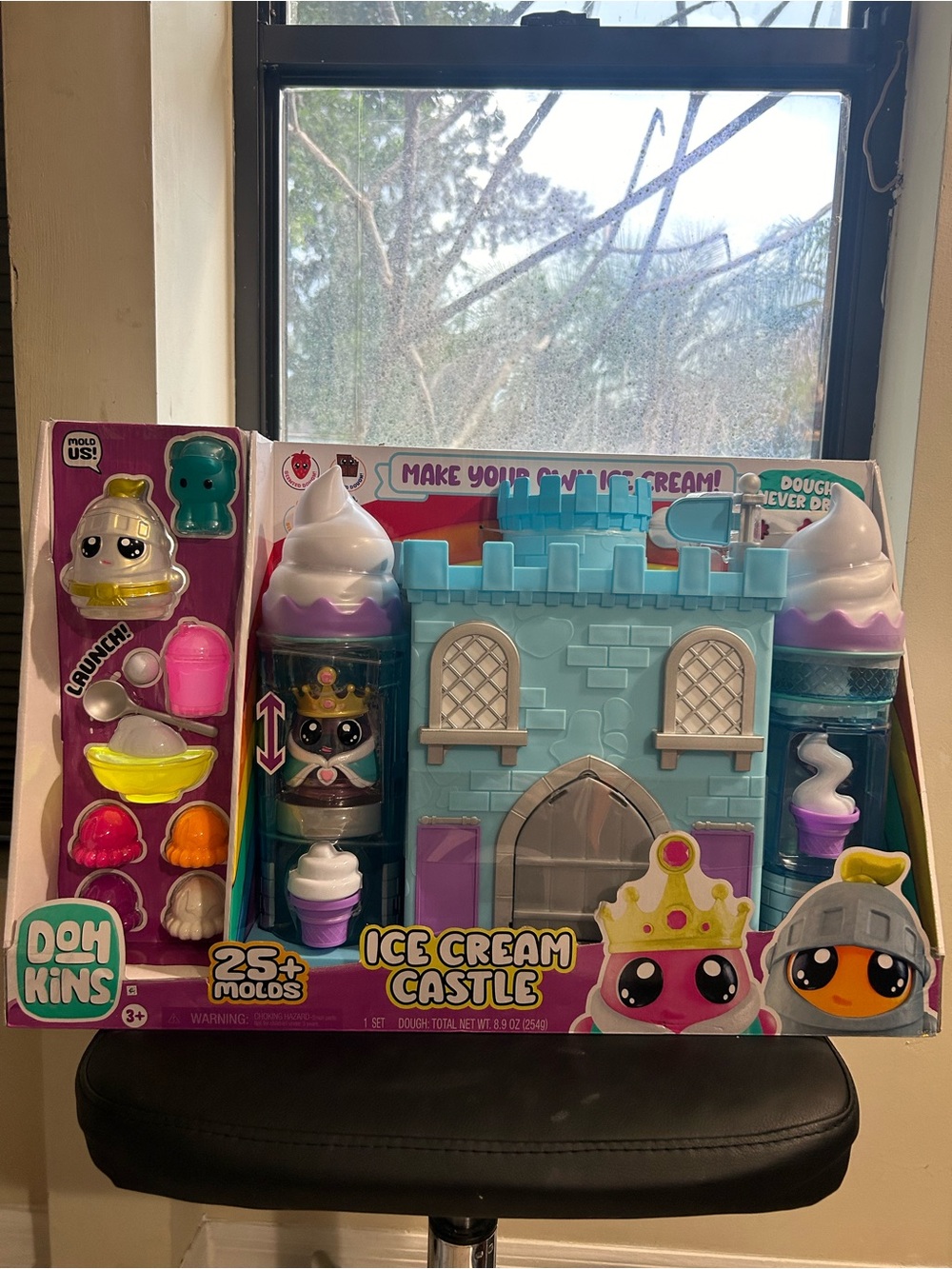 Doh-Kins Ice Cream Castle Playset - Blue & Purple